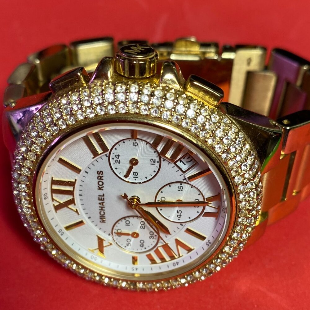 Michael Kors Women's Quartz Chronograph Watch, - Picture 2 of 5
